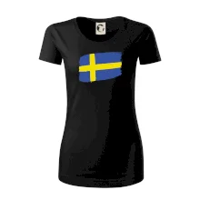 Švédsko vlajka štětkou