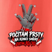Řezník počítám prsty na konci směny