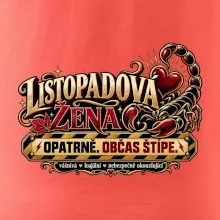 Listopadová žena pozor občas štípe