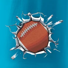 Americký fotbal míč v triku