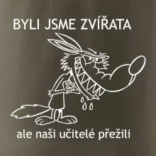 Školní triko - Zvířata