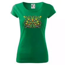 Folklor - barevně kvetiny obdélník