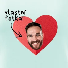 Vlastní fotka v srdci