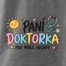 Paní doktorka pro malé hrdiny - barevný nápis