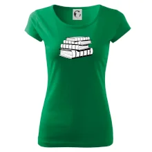 Knihy černobílé na sobě