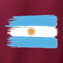 Argentina vlajka kreslená štětkou