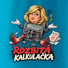 Alenka - rozbitá kalkulačka