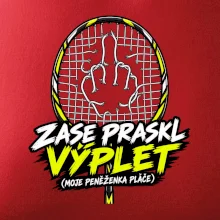 Badminton prasklý výplet