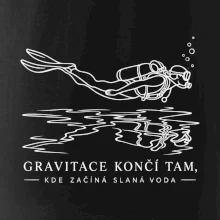 Gravitace končí ve slané vodě