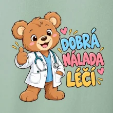 Dobrá nálada léčí - medvídek doktor s palcem nahoru