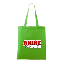 Anime nápis červený