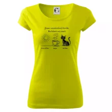 Jsem nenáročný člověk. Ke štěstí mi stačí sluníčko kafe kočka