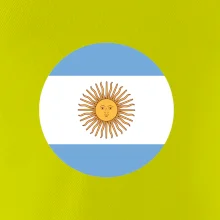 Argentina vlajka kulatá