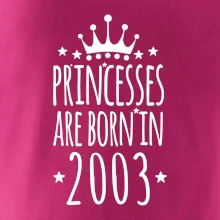 Princesses are born in 2003