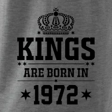 Kings are born in 1972