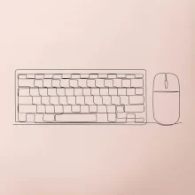 Klávesnice a myš jedním tahem