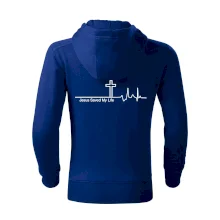 Jesus Saved My Life kříž ekg Jesus Saved My Life kříž ekg