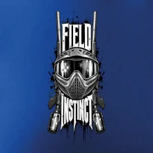 Černobílá maska field instinct paintball