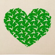 Vánoční jeleni v srdci