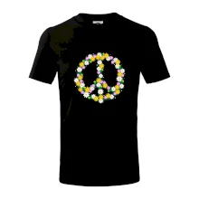 Peace symbol kopretiny