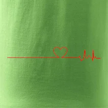 Poker EKG srdce červené