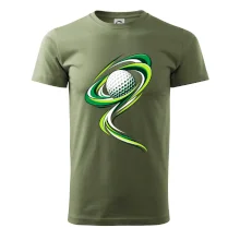 Golfový míček zelená dynamika
