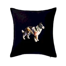 Border colie slepená z papíru