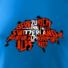 Mapy - názvy měst - Švýcarsko