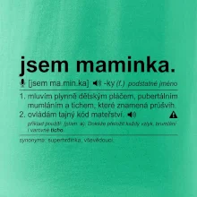 Jsem maminka. Mluvím plynně dětským pláčem bíle