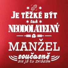 Je těžké být tak neodolatelný - manžel