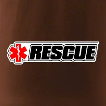 Záchranář rescue kříž červený