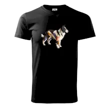 Border colie slepená z papíru