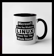 Microsoft Gives You Windows LINUX Gives You The Whole House!