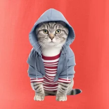 Kočka v pruhovaném triku