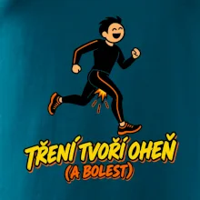 Běžecké tření tvoří oheň