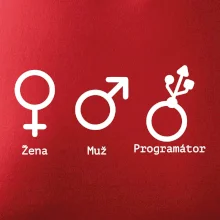 Muž žena programátor