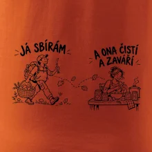 Já sbírám ona čistí a zavaří