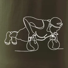 Kitebell posilování jedním tahem