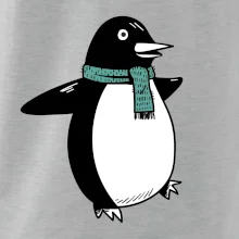 Tučňák se zelenou šálou