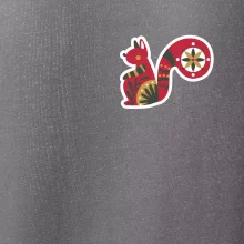 Folklor na prsu veverka