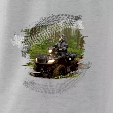 ATV čtyřkolka v lese