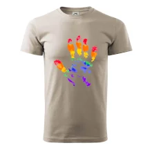 LGBT hand print