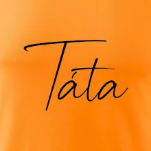 Nápis psací na prsou - táta