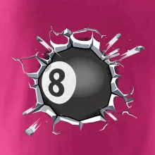 Kulečníková koule v triku