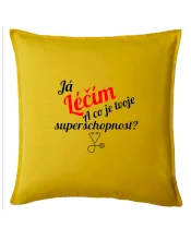 Já léčím - tvoje superschopnost? Šikmý nápis