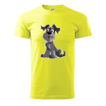 Knírač kreslený sedící