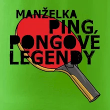 Manželka ping pongové legendy