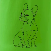 Francouzský buldoček černá kresba