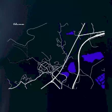 Chlumec 403 39 mapa s vodními toky