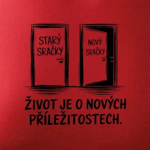 Dveře  - starý sračky - nový sračky